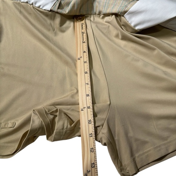 Golf America Plaid Tan Skort Performance Tennis Outdoor Gorpcore Women’s Size 10 - Picture 13 of 16